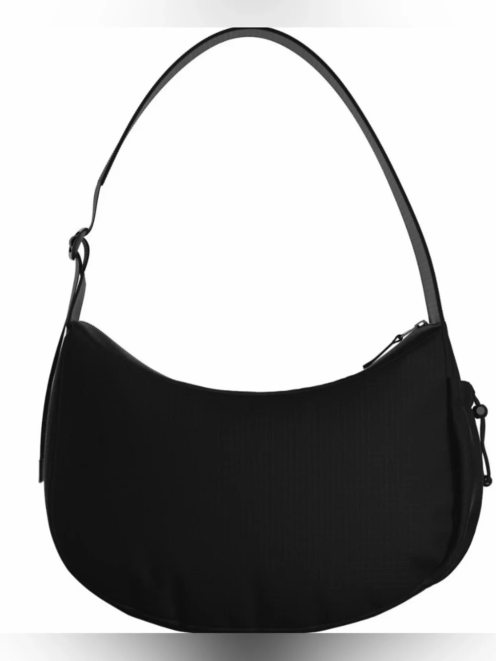 NWT adidas Crescent Crossbody in Black Nylon ORG RETAIL $48